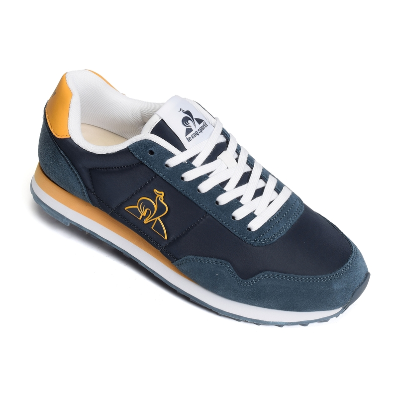 ASTRA Bleu Orange, Baskets running Le Coq Sportif