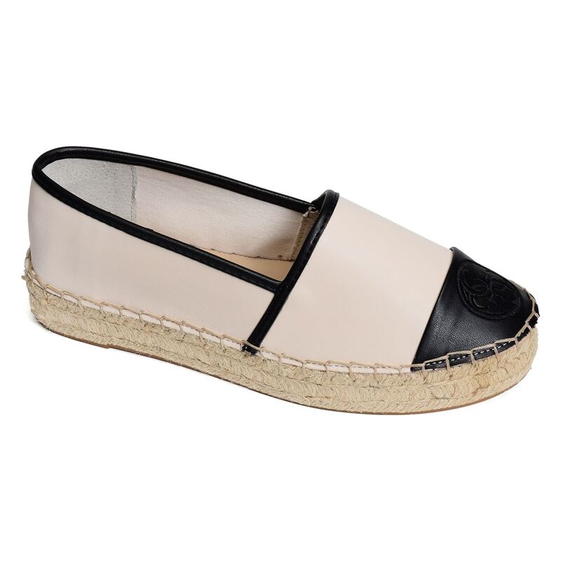 JALEEL2 Beige Noir, Espadrilles Guess