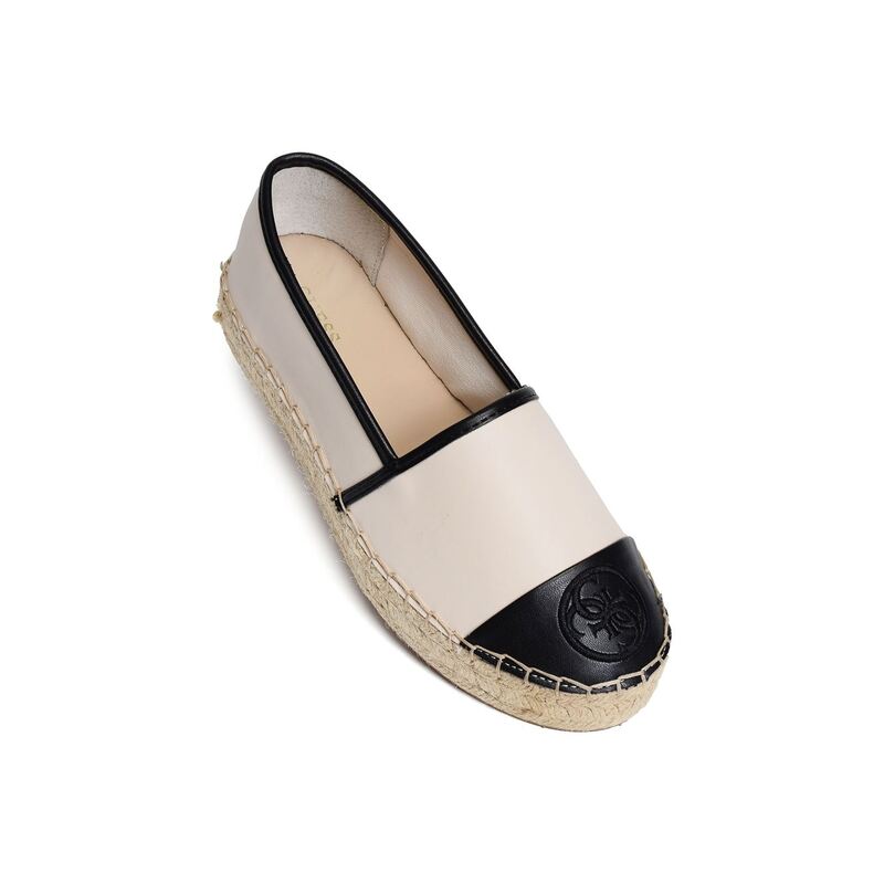 JALEEL2 Beige Noir, Espadrilles Guess