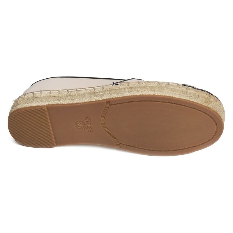 JALEEL2 Beige Noir, Espadrilles Guess