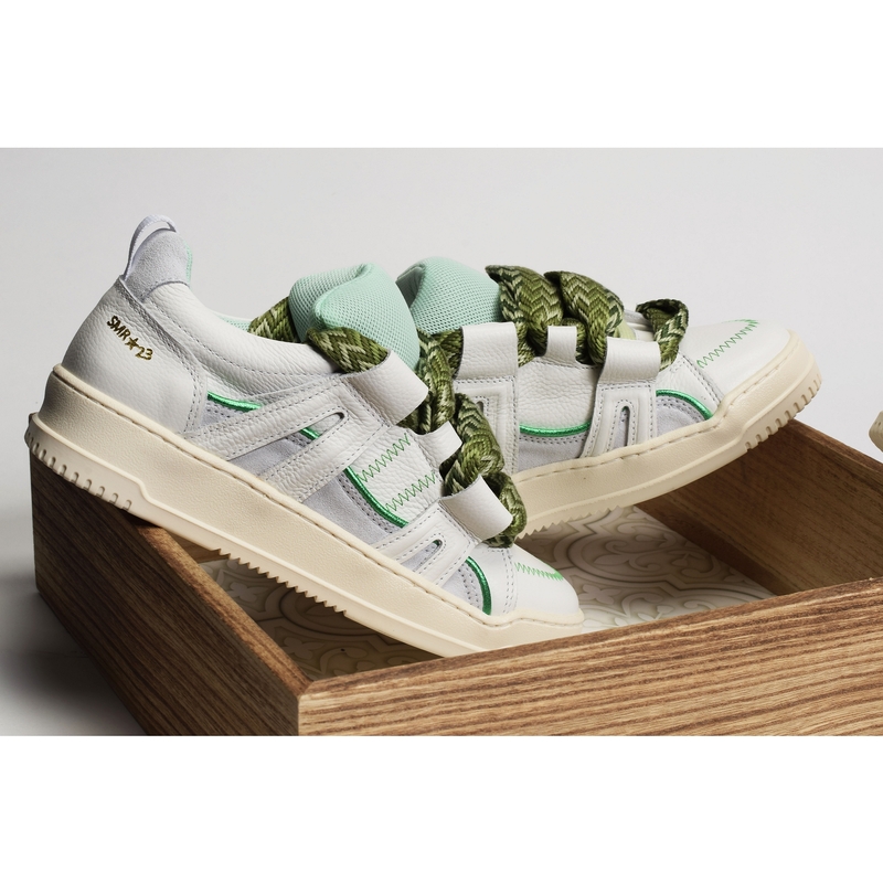 INNA Blanc Vert, Sneakers basses Semerdjian