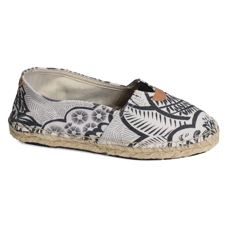 BLANES TJ Blanc Multicolore, Espadrilles Toni Pons