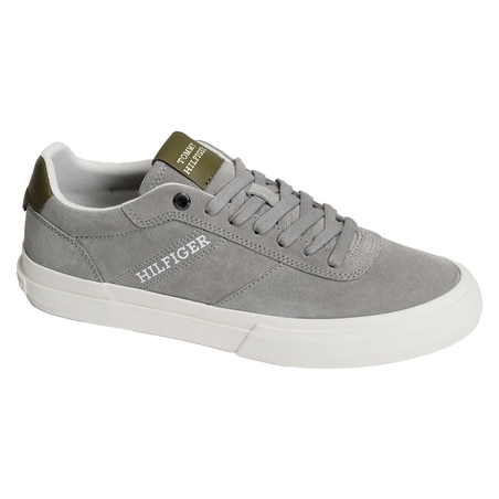 TH HI VULC LOW STREET SUEDE 5112 Gris, Sneakers basses Tommy Hilfiger