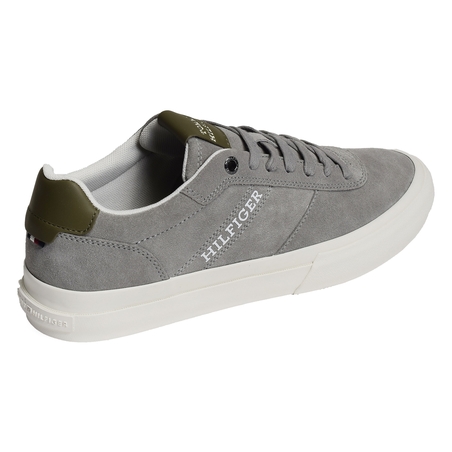 TH HI VULC LOW STREET SUEDE 5112 Gris, Sneakers basses Tommy Hilfiger