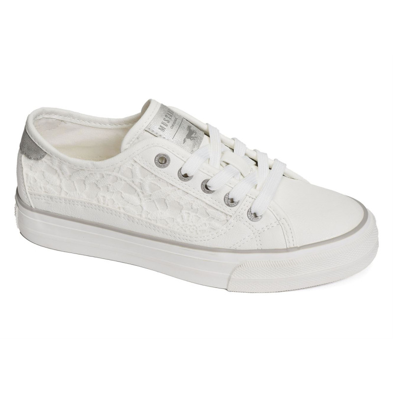 1272309 Blanc, Sneakers basses Mustang