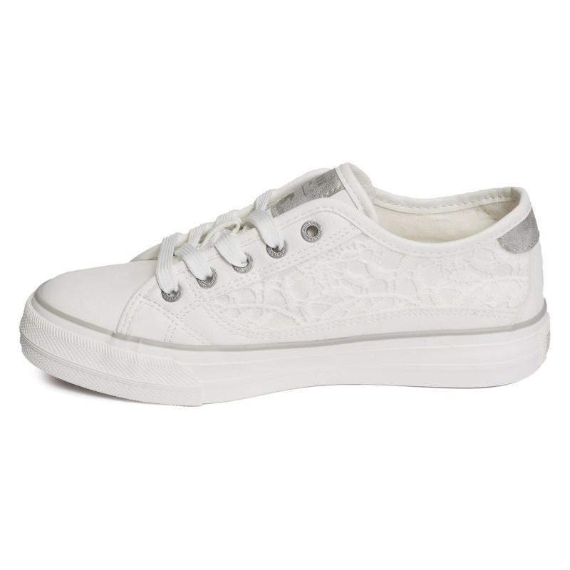 1272309 Blanc, Sneakers basses Mustang