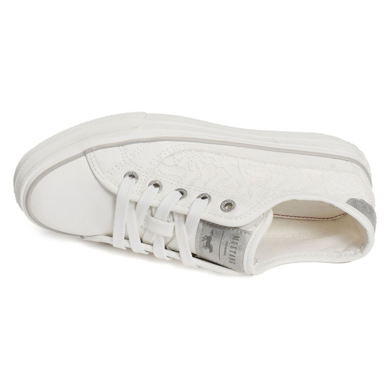 1272309 Blanc, Sneakers basses Mustang