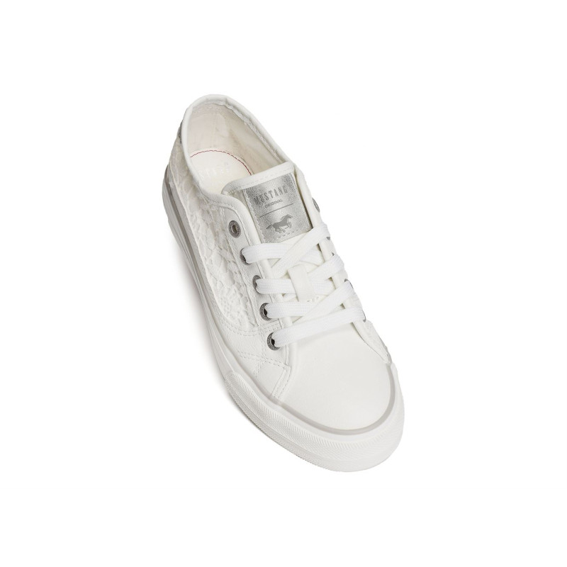 1272309 Blanc, Sneakers basses Mustang