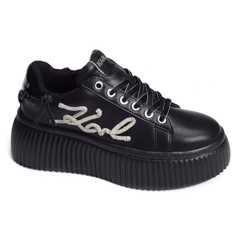 KREEPER LO SIGNIA Noir, Sneakers basses Karl Lagerfeld