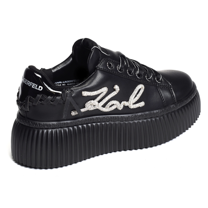 KREEPER LO SIGNIA Noir, Sneakers basses Karl Lagerfeld