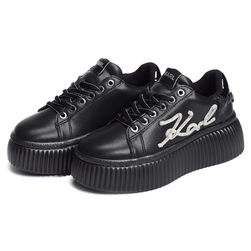 KREEPER LO SIGNIA Noir, Sneakers basses Karl Lagerfeld