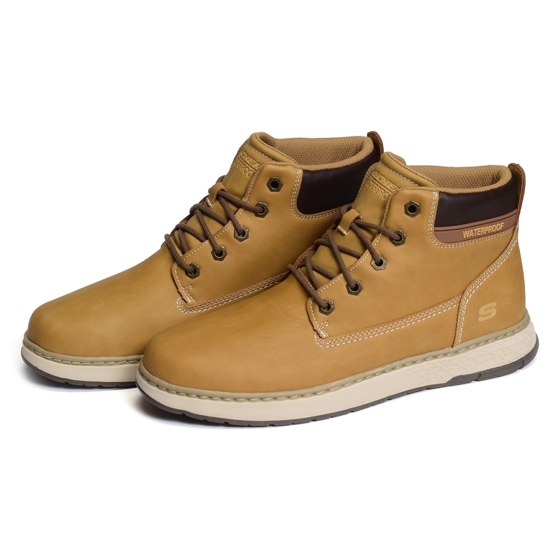 GARLAN MAX Camel, Boots Skechers