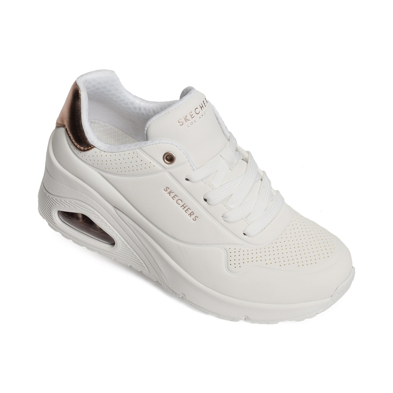 UNO WEDGE HI STEPS Blanc, Baskets running Skechers