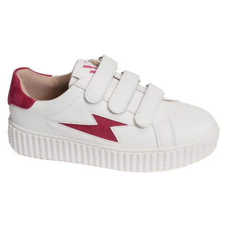 VICKY Blanc Fuchsia, Sneakers basses Vanessa Wu