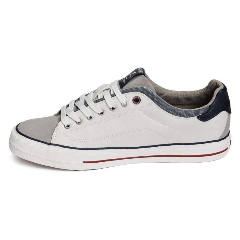 4180307 Blanc Gris, Sneakers basses Mustang