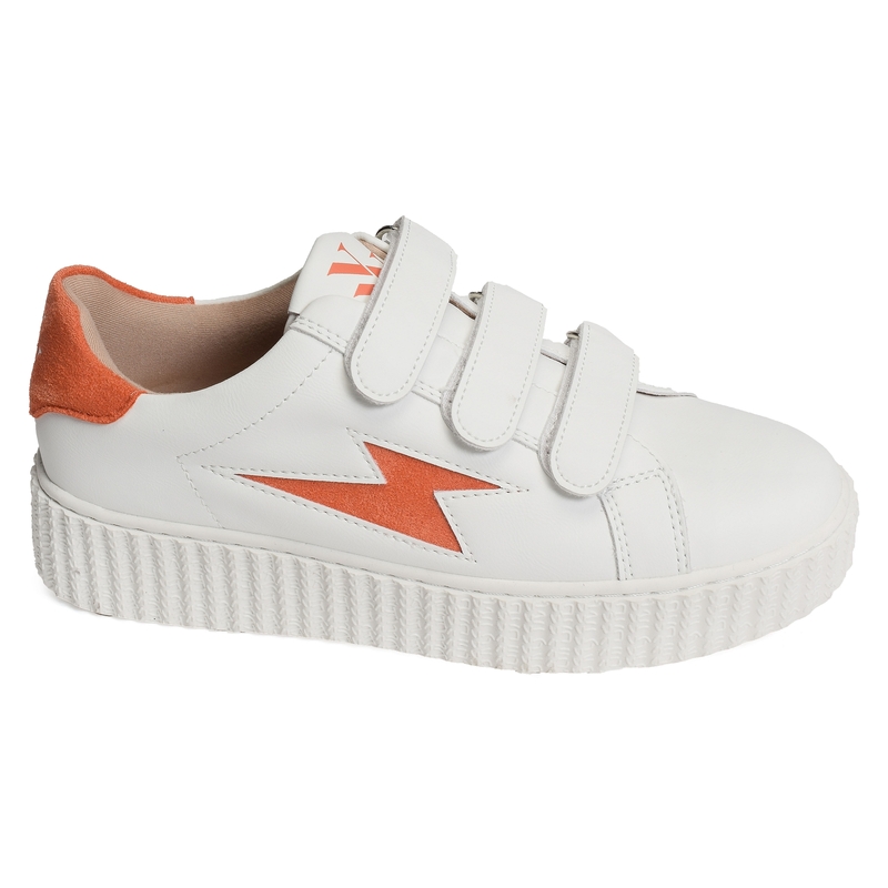 VICKY Blanc Orange, Sneakers basses Vanessa Wu