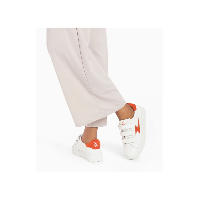 VICKY Blanc Orange, Sneakers basses Vanessa Wu