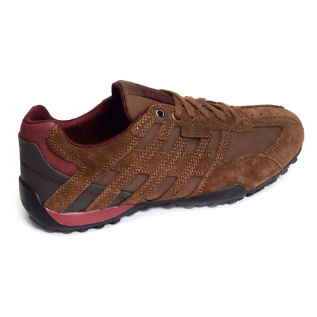 UOMO SNAKE A Marron, Sneakers basses Geox