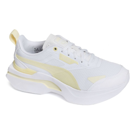 KOSMO RIDER TECH Blanc Jaune, Baskets running Puma