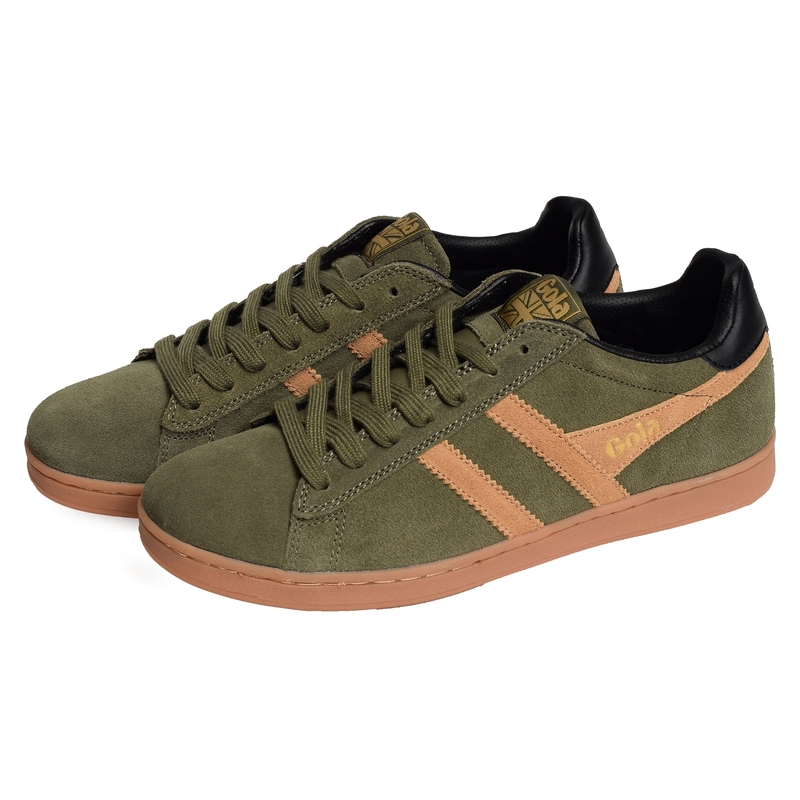 EQUIPE II SUEDE Kaki Marron, Sneakers basses Gola