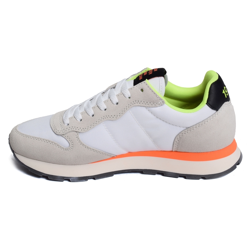 TOM FLUO Blanc, Baskets running Sun 68