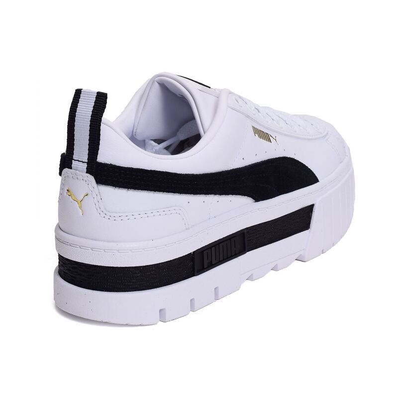 MAYZE LTH WNS Blanc Noir, Sneakers basses Puma