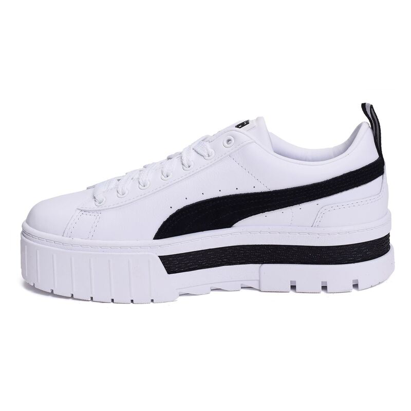 MAYZE LTH WNS Blanc Noir, Sneakers basses Puma