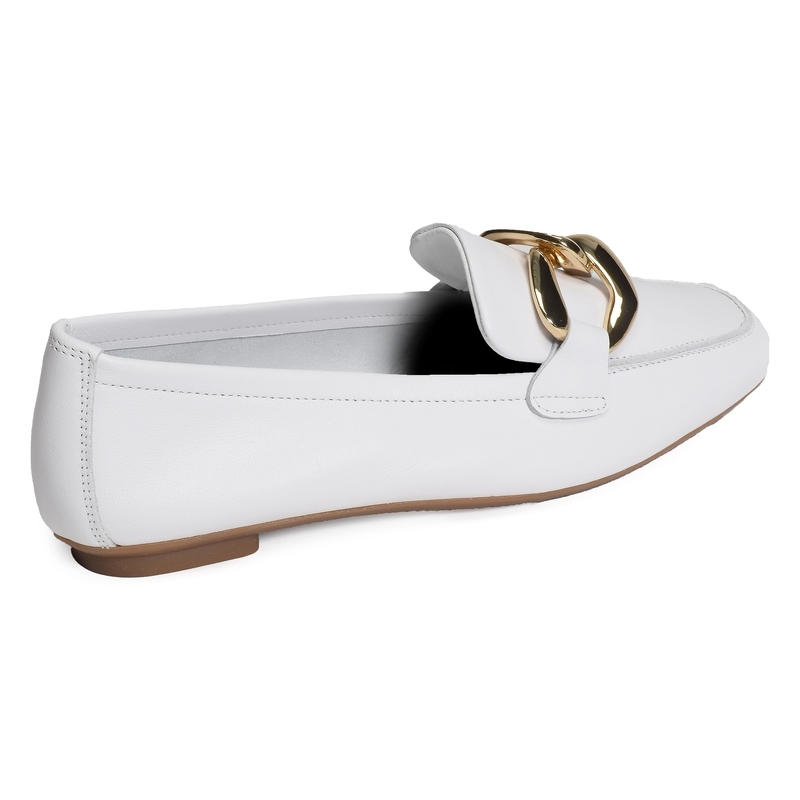 HASTER Blanc, Mocassins Reqins