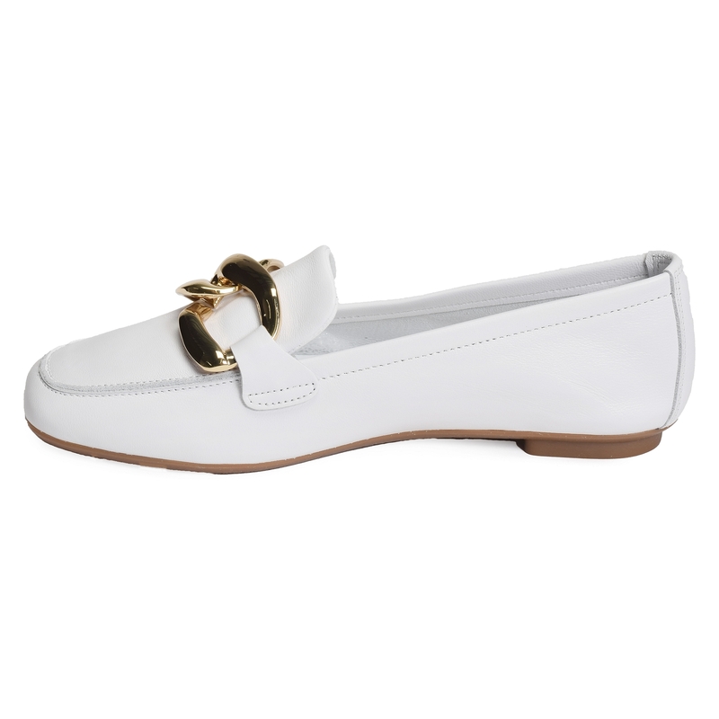 HASTER Blanc, Mocassins Reqins