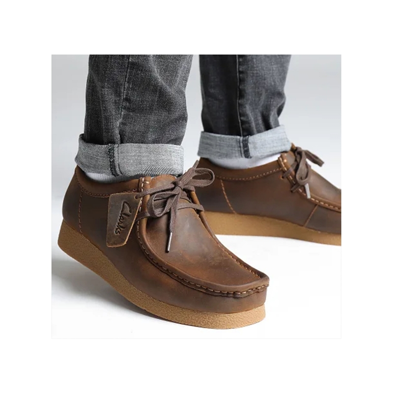 WALLABEE EVO Marron, Richelieus Clarks