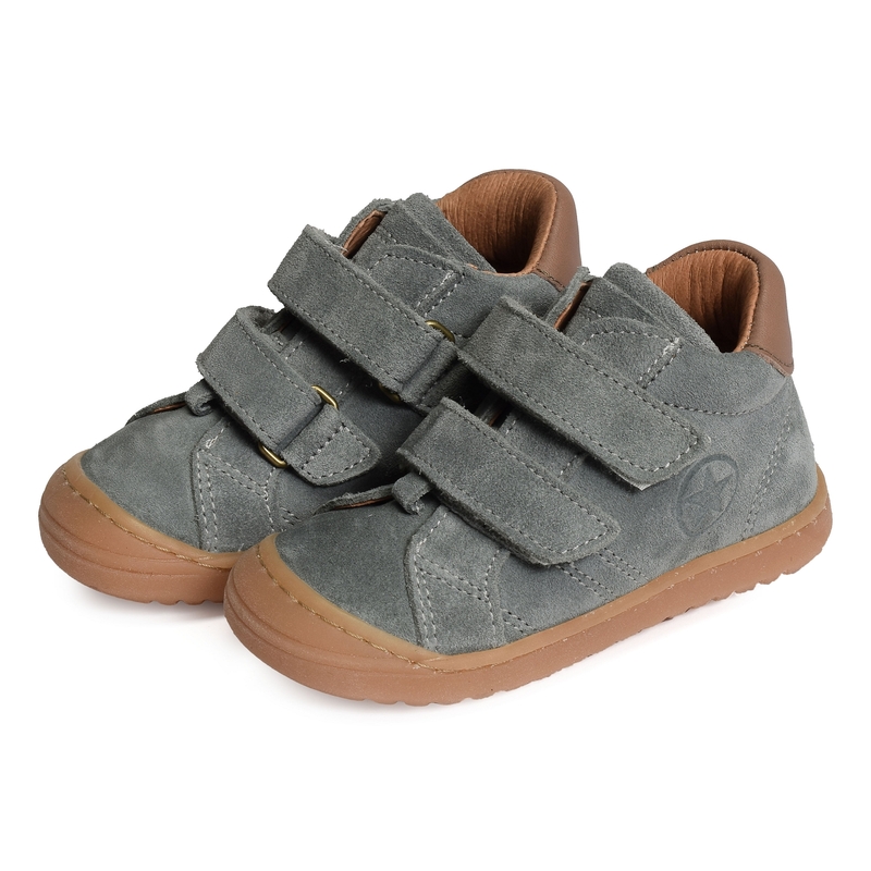 THOR BOY Kaki, Chaussures à Scratch Bisgaard