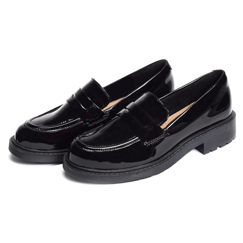 ORINOCO2 PENNY Verni Noir, Mocassins Clarks