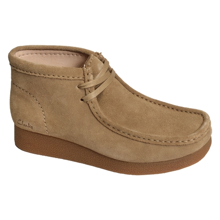 WALLABEE EVO BOOT W Sand, Bottillons Clarks