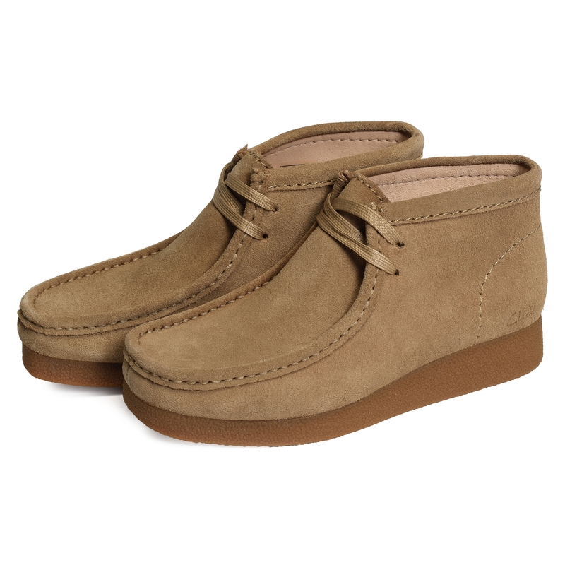 WALLABEE EVO BOOT W Sand, Bottillons Clarks