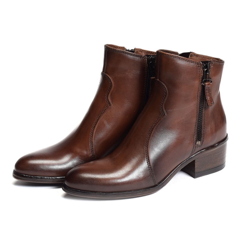 L48201 Marron, Bottines MJUS