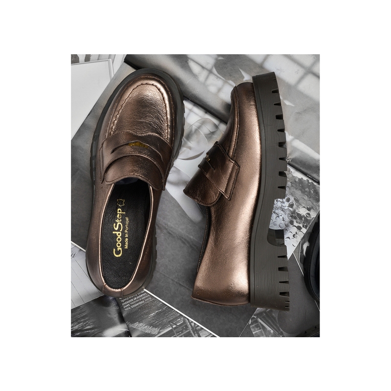 VARGAS Bronze, Mocassins Goodstep