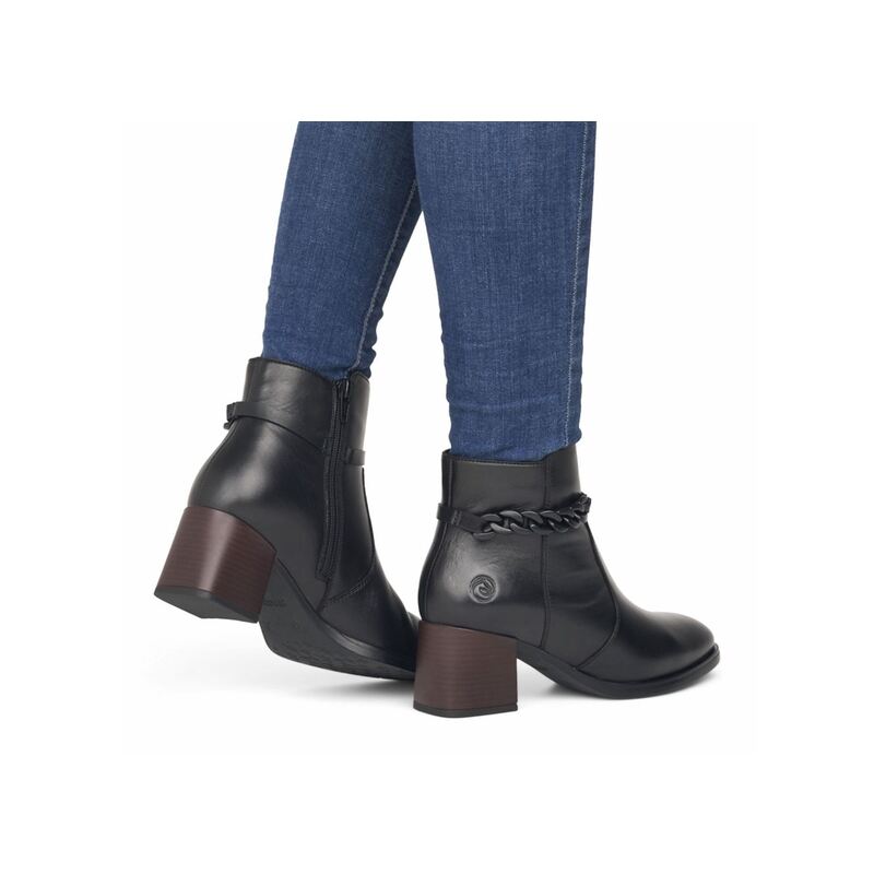 D0V73 Noir, Bottines Remonte