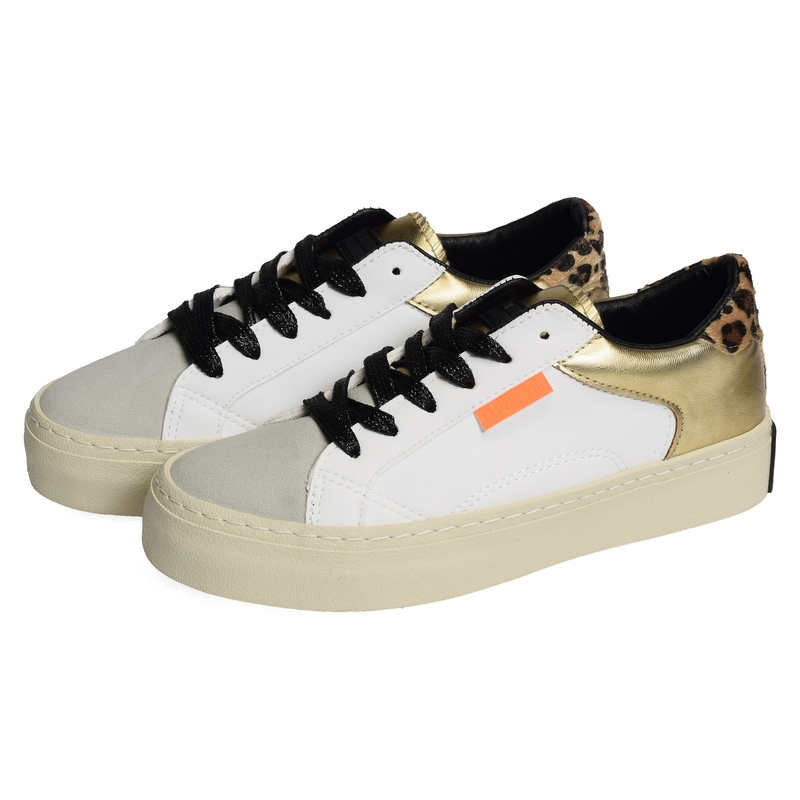 HALF MOON LOW Gold, Sneakers basses D.Franklin