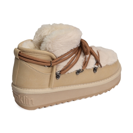 NORDIC TRK FUR LOW Beige, Boots D.Franklin