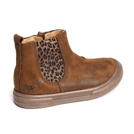 SEBESTAR Marron Léopard, Chelsea boots Bopy