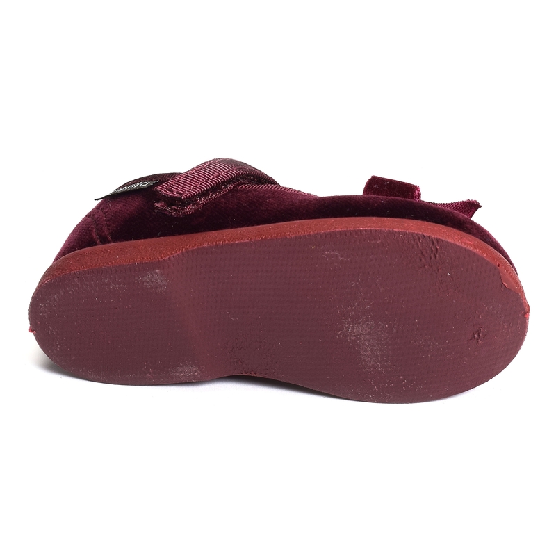 MERCEDES TERCIOPELO LAZO Bordeaux, Ballerines Cienta