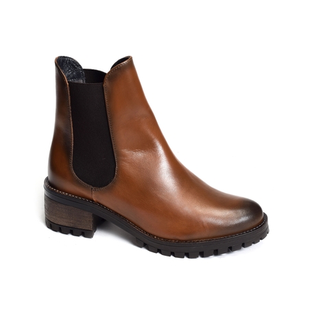 14120 Cognac, Chelsea boots Qootum