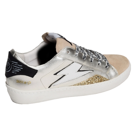 LARRY Beige Argent, Sneakers basses Semerdjian