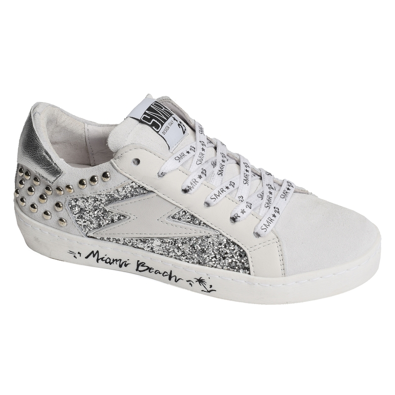 ROY Blanc Argent, Sneakers basses Semerdjian