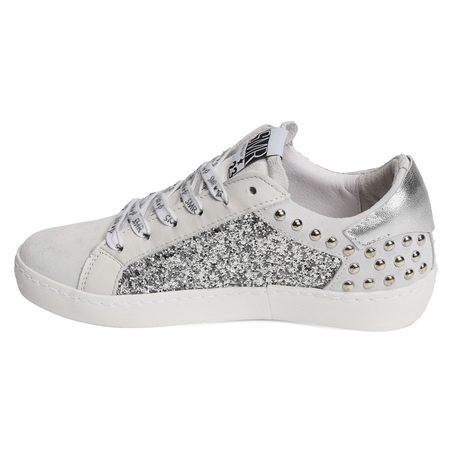 ROY Blanc Argent, Sneakers basses Semerdjian