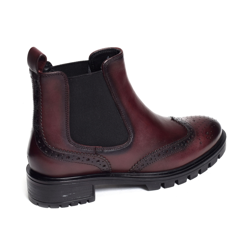 TULSA Bordeaux, Chelsea boots Ara