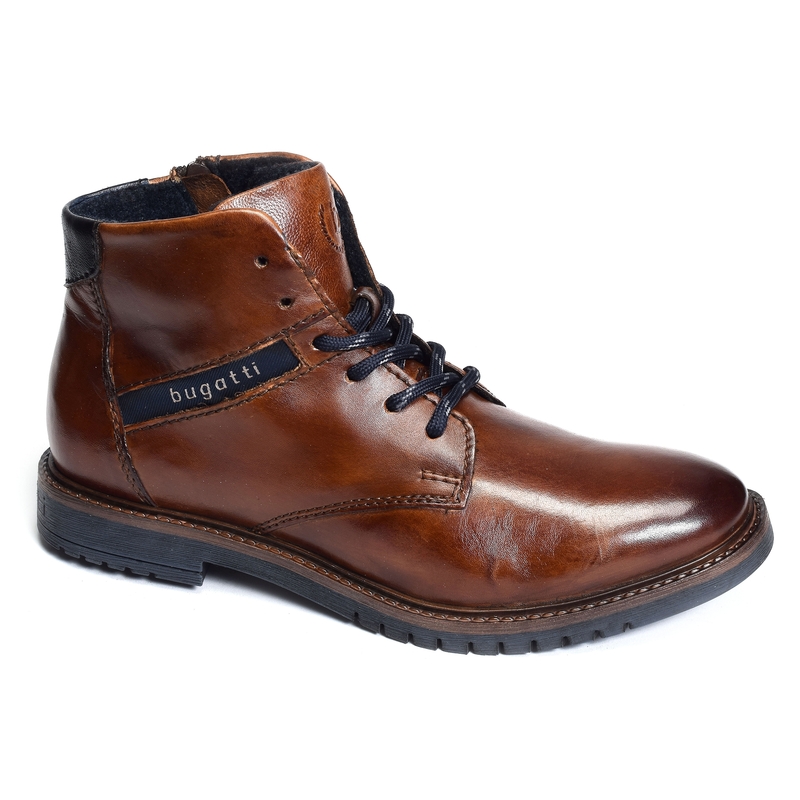 CAJ 8373C Cognac, Boots Bugatti