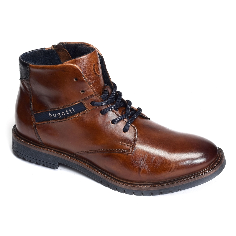 CAJ 8373C Cognac, Boots Bugatti