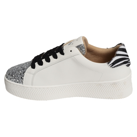 ELLEN Blanc Argent, Sneakers basses Vanessa Wu