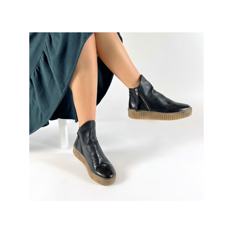 411 Noir, Bottines Follia Dolce